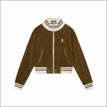 Velour Track Jacket